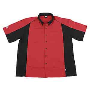 Talladega Crew Shirt Red & Black
