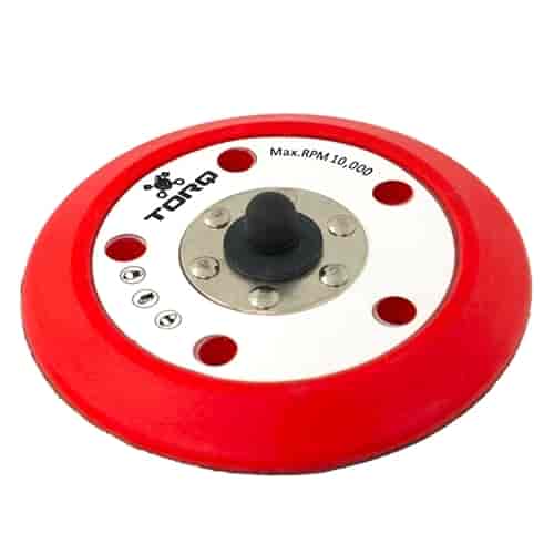 TORQ R5 Dual-Action Red Backing Plate 5"