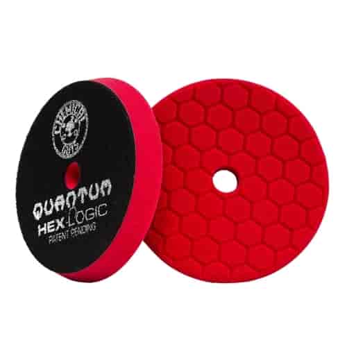 Chemical Guys BUFX113HEX6 Hex-Logic Quantum Med-Heavy Cutting Pad, Green  6.5 in