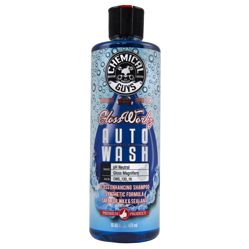 Chemical Guys CWS-301-16: Citrus Wash and Gloss Concentrated Car Wash 16 oz  - JEGS