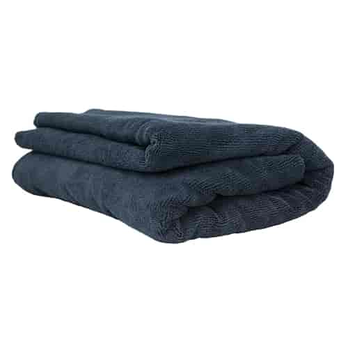 Elegant Edgeless Microfiber Towel Black