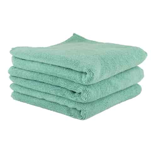 Workhorse Green Professional Grade Microfiber Towels 3 Pack
