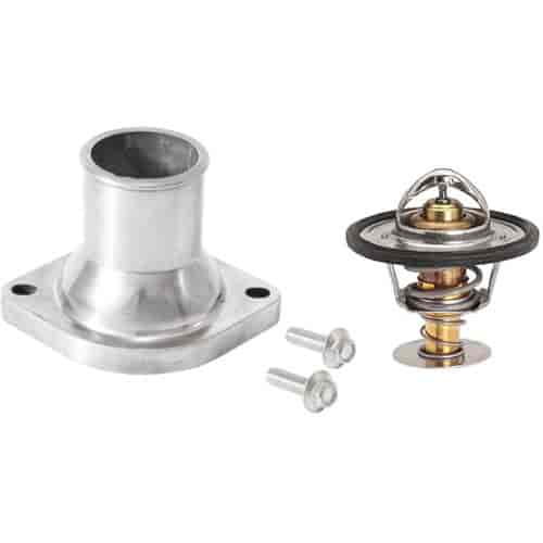 LS 195° Thermostat And Housing Kit Includes: LS Straight Thermostat Housing