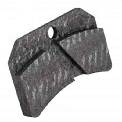 Slotted carbon brake pad / Strange Pro series calip slot 11 oclock