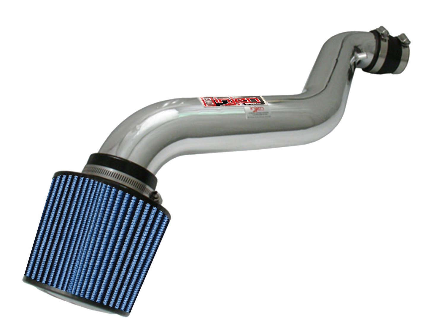 Polished IS Short Ram Cold Air Intake System, 1994-1997 Honda Accord 2.2L
