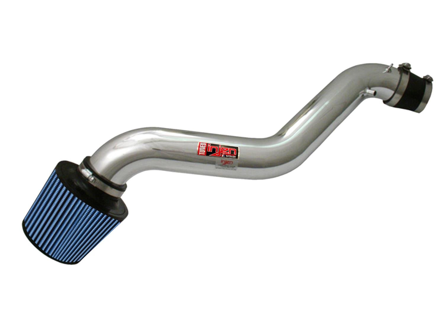 Polished IS Short Ram Cold Air Intake System, 1992-1996 Honda Prelude/Prelude SI VTEC 2.2L, 1992-1996 Honda Prelude SI 2.3L