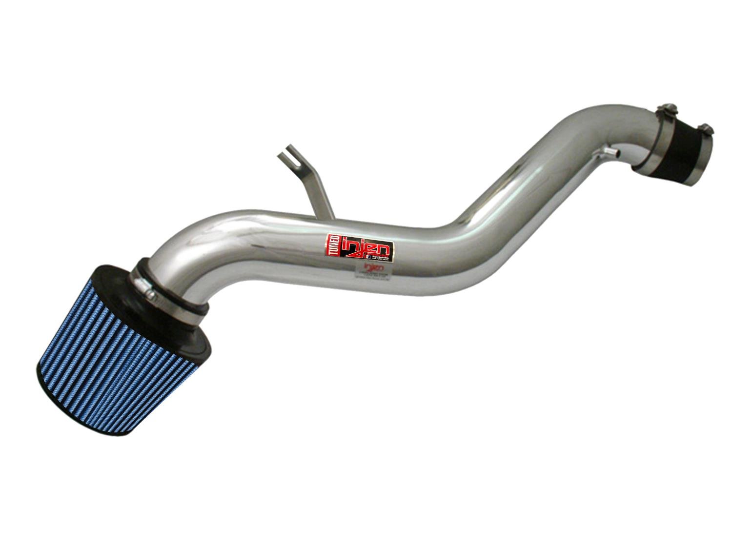 Polished IS Short Ram Cold Air Intake System, 1997-2001 Honda Prelude 2.2L