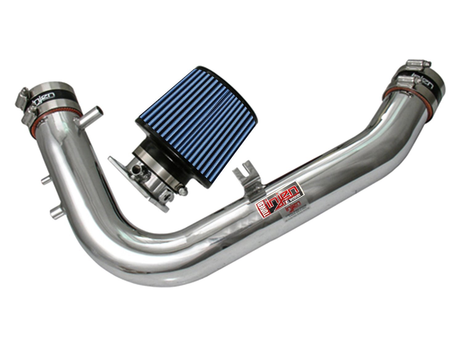 Polished IS Short Ram Cold Air Intake System, 1989-1990 Nissan 240SX L4-2.4L
