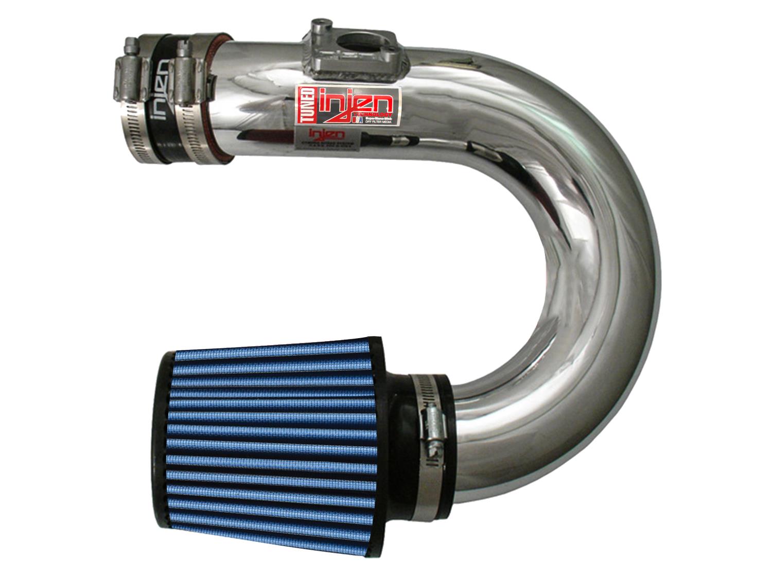 Polished IS Short Ram Cold Air Intake System, 2000-2004 Toyota Celica GT 1.8L