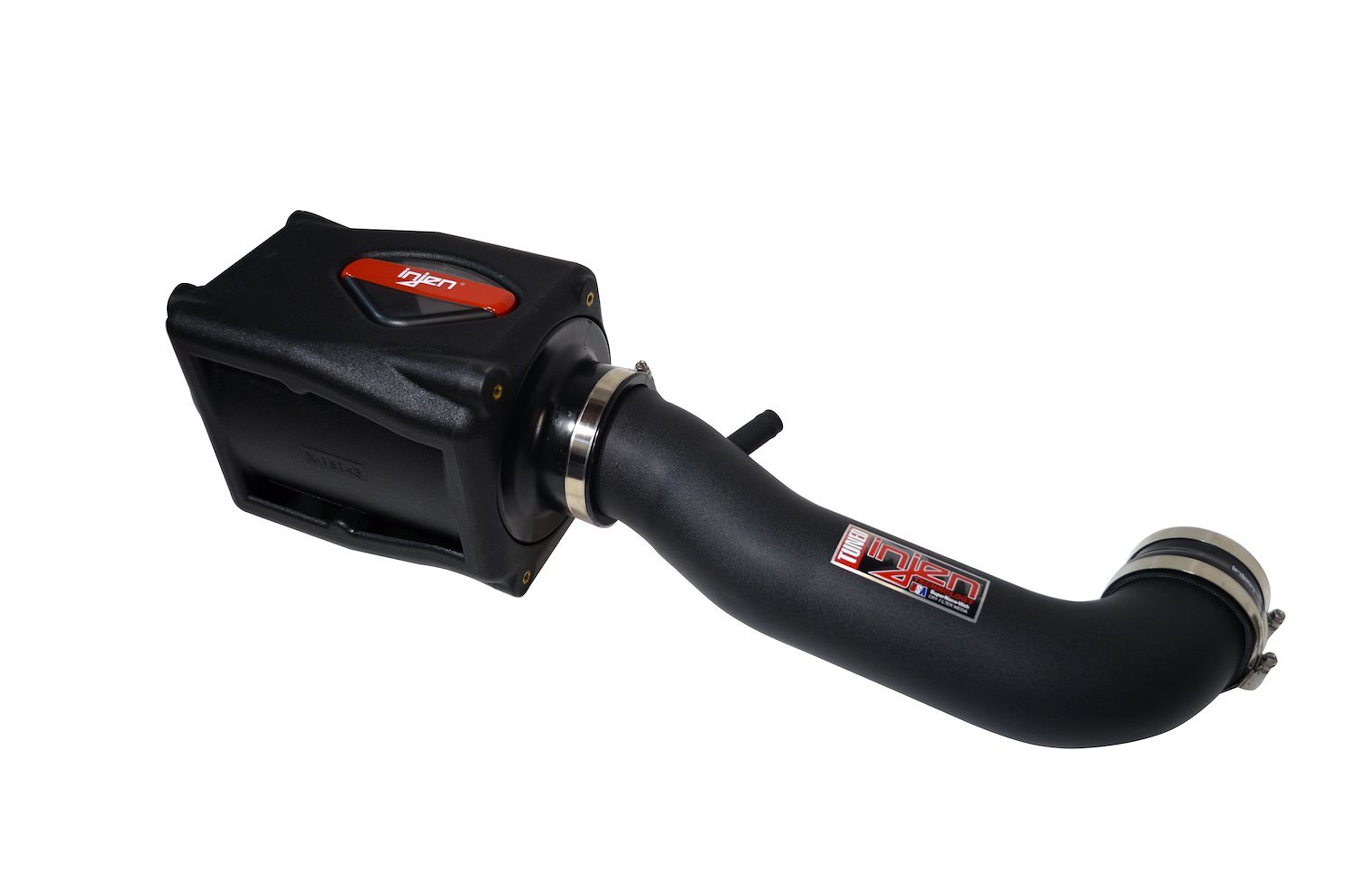Wrinkle Black PF Cold Air Intake System w/ Rotomolded Air Filter Housing, 2012-2017 Jeep Wrangler 3.6L