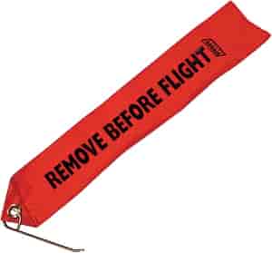 Drag Chute Locking Pin With Red "Remove Before Flight" Tag