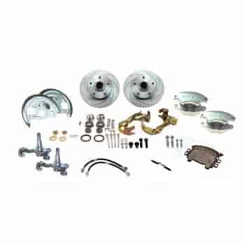 At The Wheels SuperTwin Front 2-Piston Drum to Disc Brake Conversion Kit Early GM