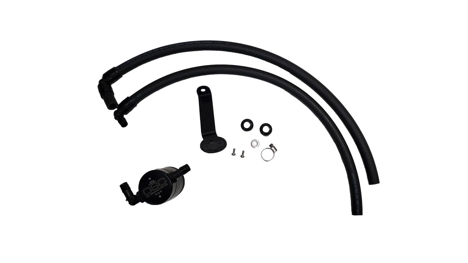 Oil Separator 3.0 Driver Side, Black Anodized [2022
