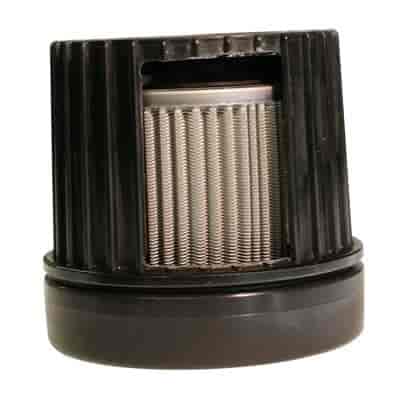 Heavyweight spin-on filter 4 1/4 long universal thread kit viton 75 mic