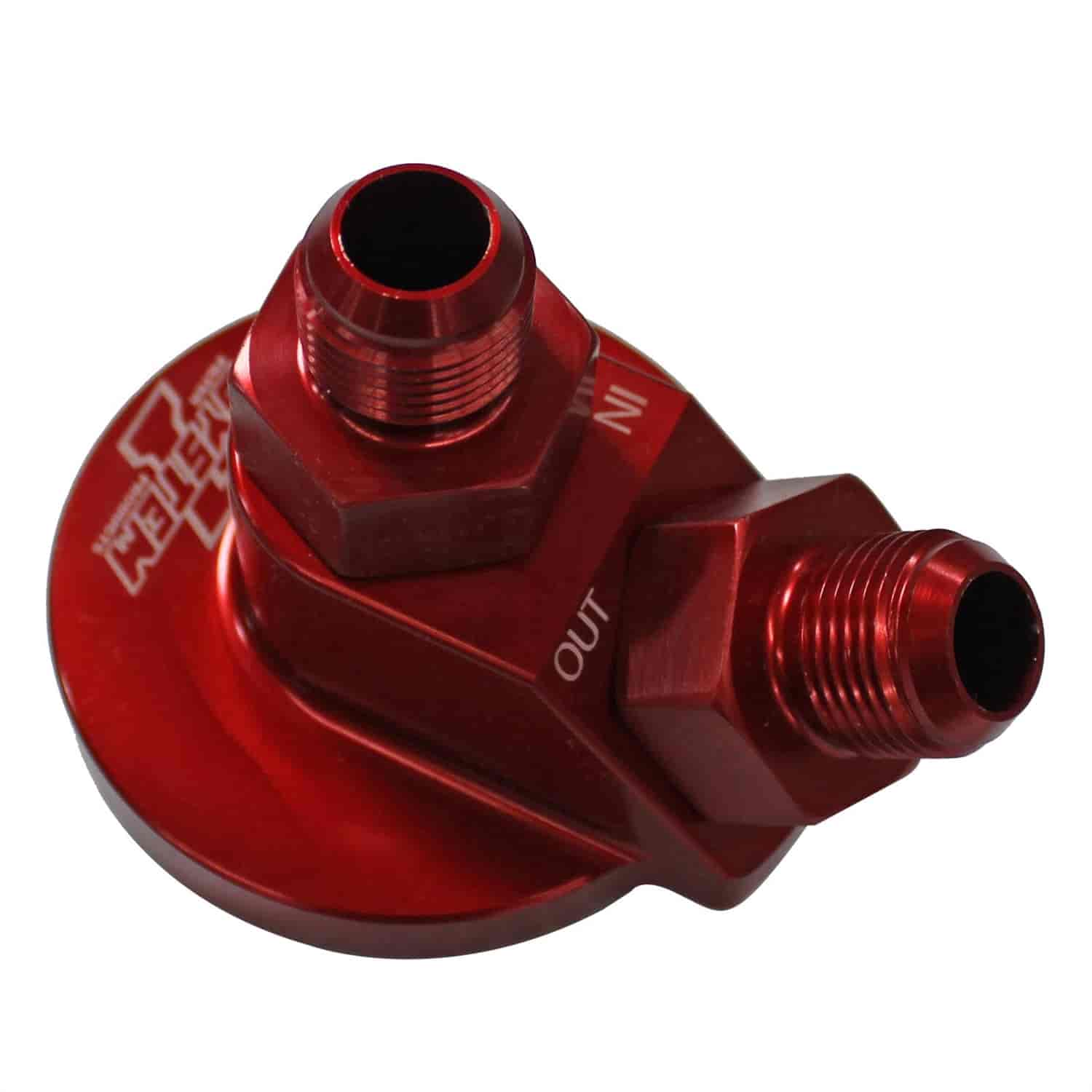 Ford block adapter billet AN-10 fittings