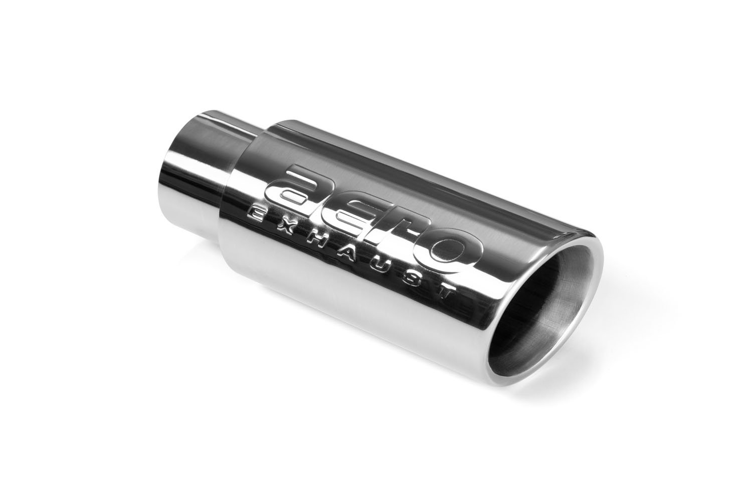 Universal Exhaust Tip, Inlet/Outlet: 2.500 in./3.500 in., Angle