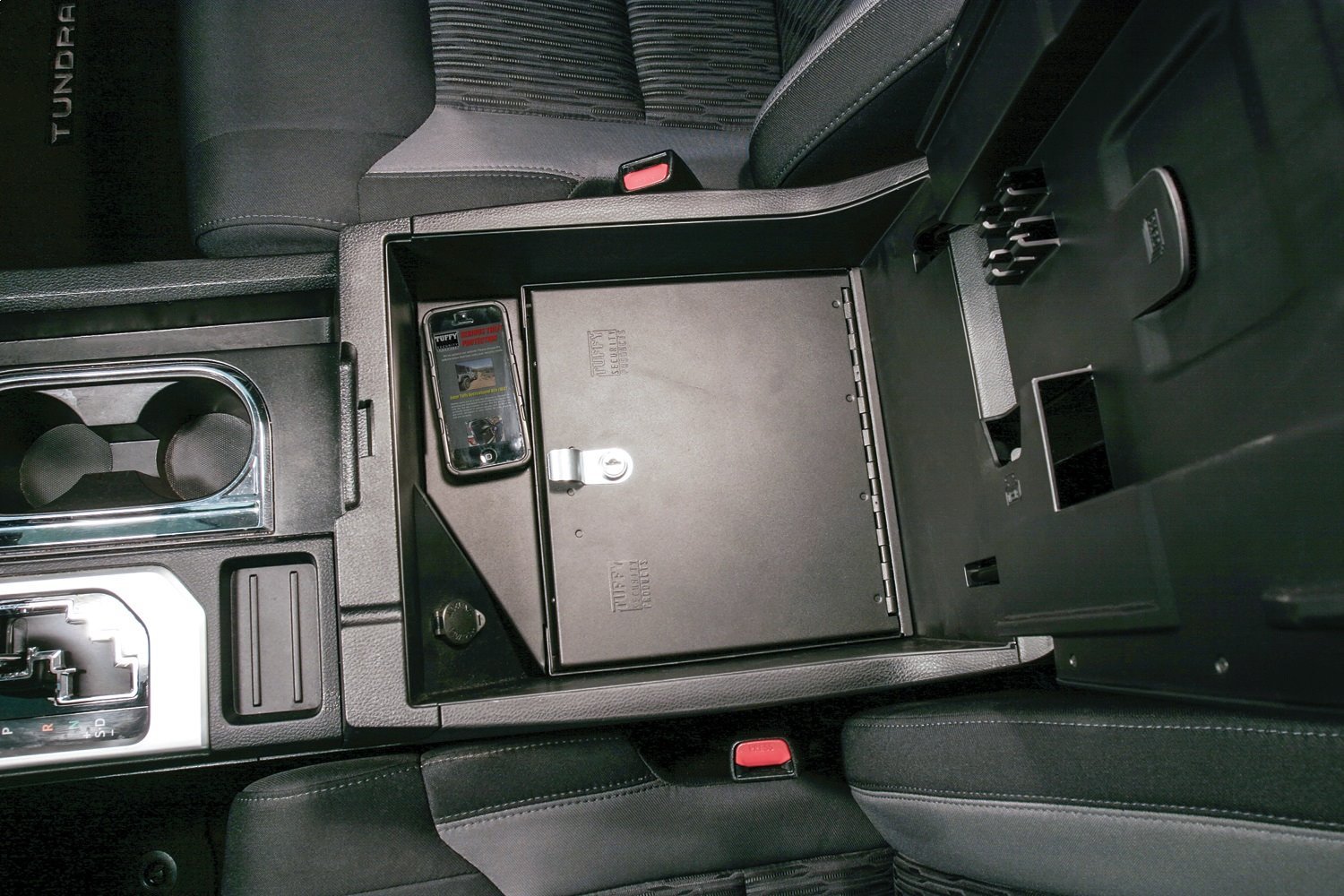 323-01 Security Console Insert, 2014-2021 Toyota Tundra, Black