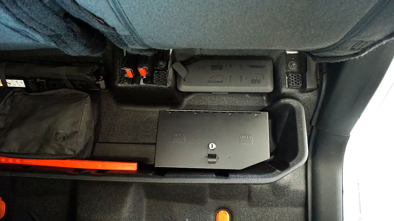 368-01 Compact Underseat Lockbox, Select Jeep Gladiator, Rear, Black