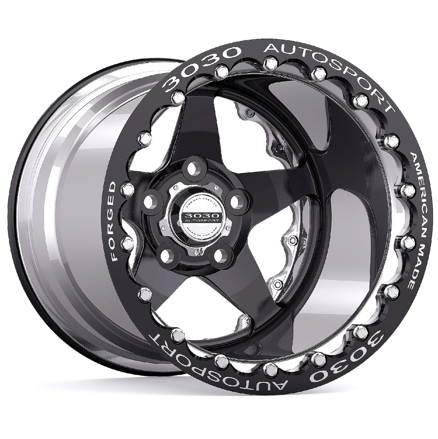 3030 AutoSport 135748: Launch Double-Beadlock Wheel | Size: 15x10 ...