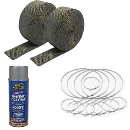 Header Wrap Kit Kit Includes: 2 Thermo Tec Header Wrap Rolls