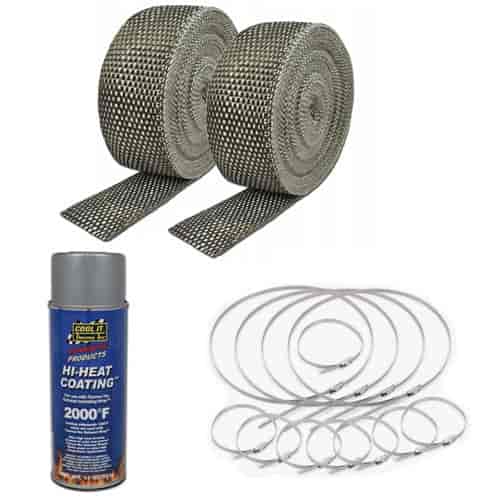 Header Wrap Kit Kit Includes: 2 Thermo Tec Header Wrap Rolls