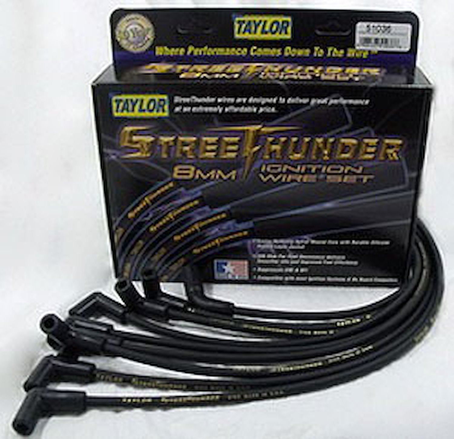 Street Thunder 8mm Spark Plug Wires 1996-1999 Chevy/GMC Truck 5.0L/5.7L Vortec