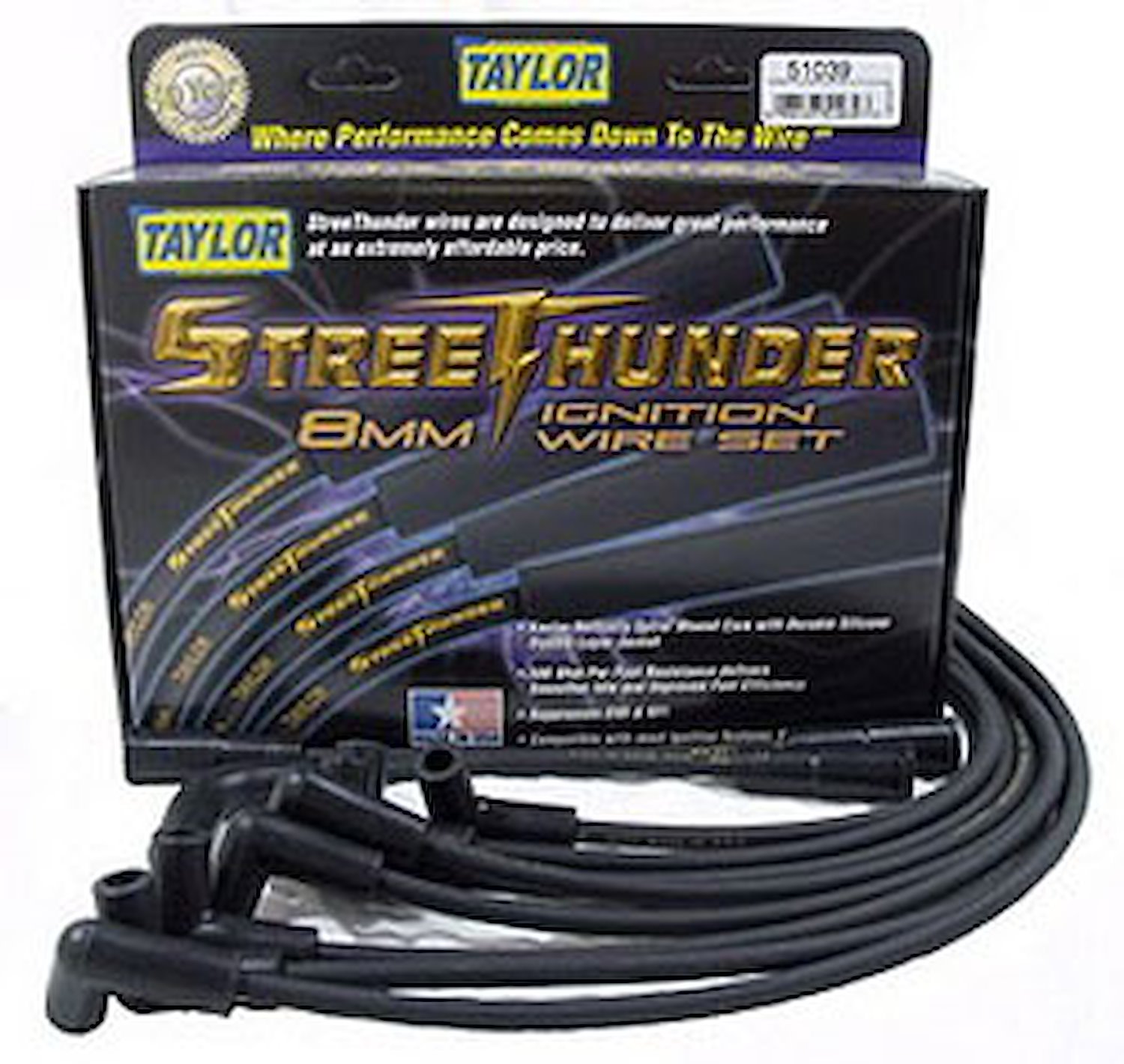Street Thunder 8mm Spark Plug Wires 1996-1997 Chevy