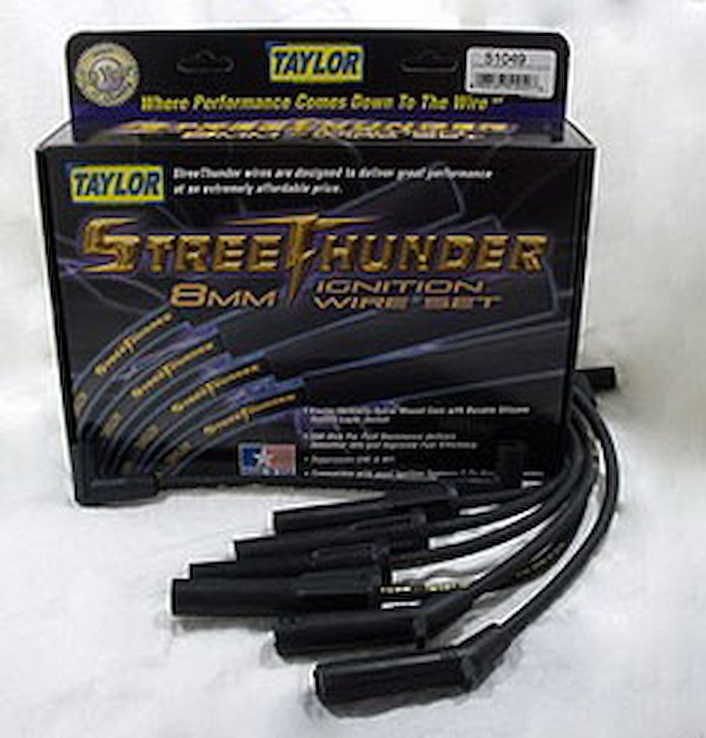 Street Thunder 8mm Spark Plug Wires 1991-1999 Jeep