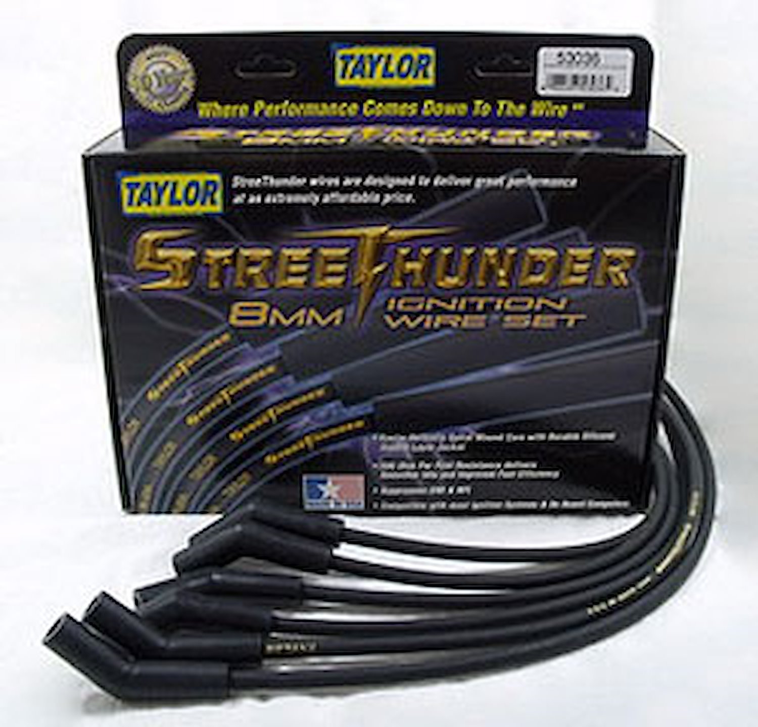 Street Thunder 8mm Spark Plug Wires 2001-2004 Ford Mustang 3.8L