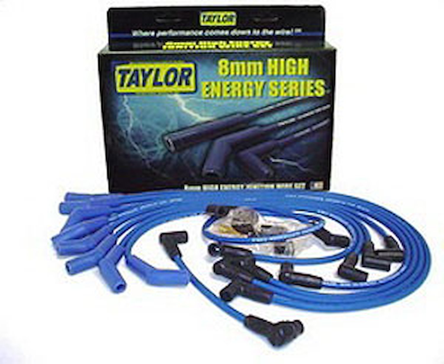 High Energy 8mm Spark Plug Wire Set 1979-85 Ford V8