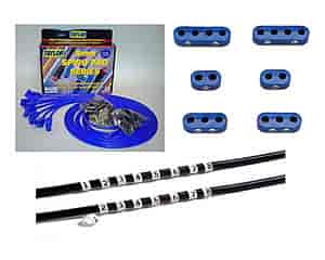 Spiro Pro 8mm Wire Kit - Blue Universal