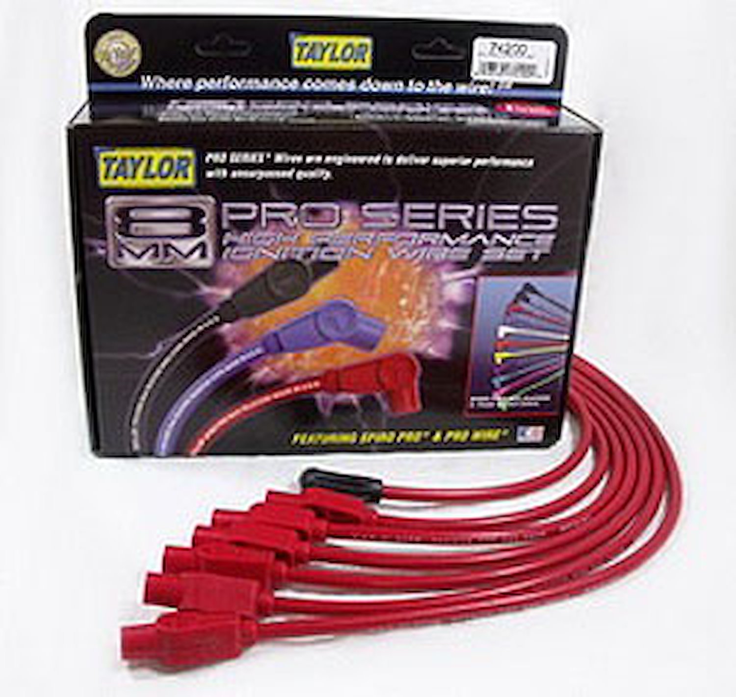 Spiro-Pro 8mm Spark Plug Wires 1975-92 GM V6 2.8/3.1/4.1L