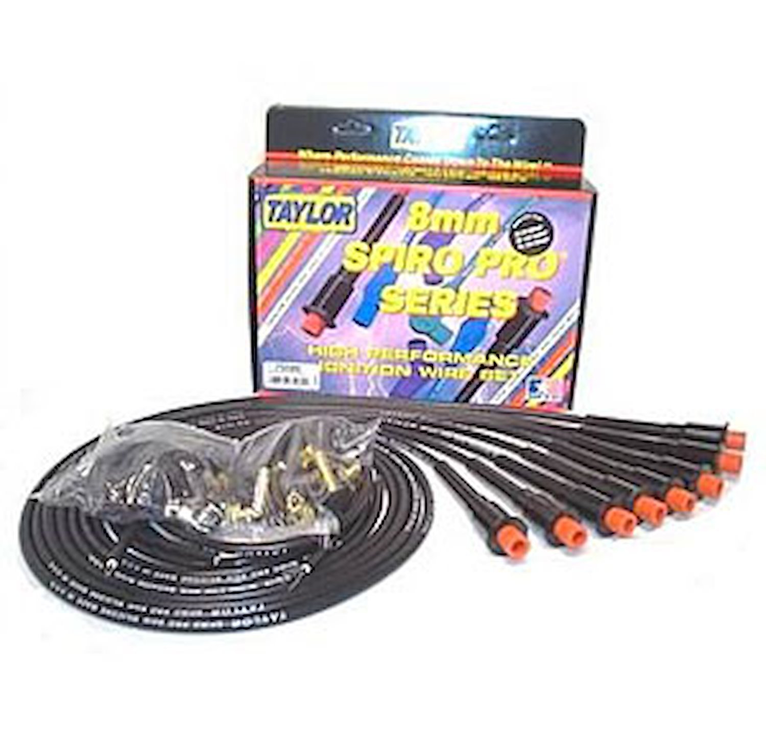 Spiro Pro 8mm Spark Plug Wires Universal Fit, 8 cyl
