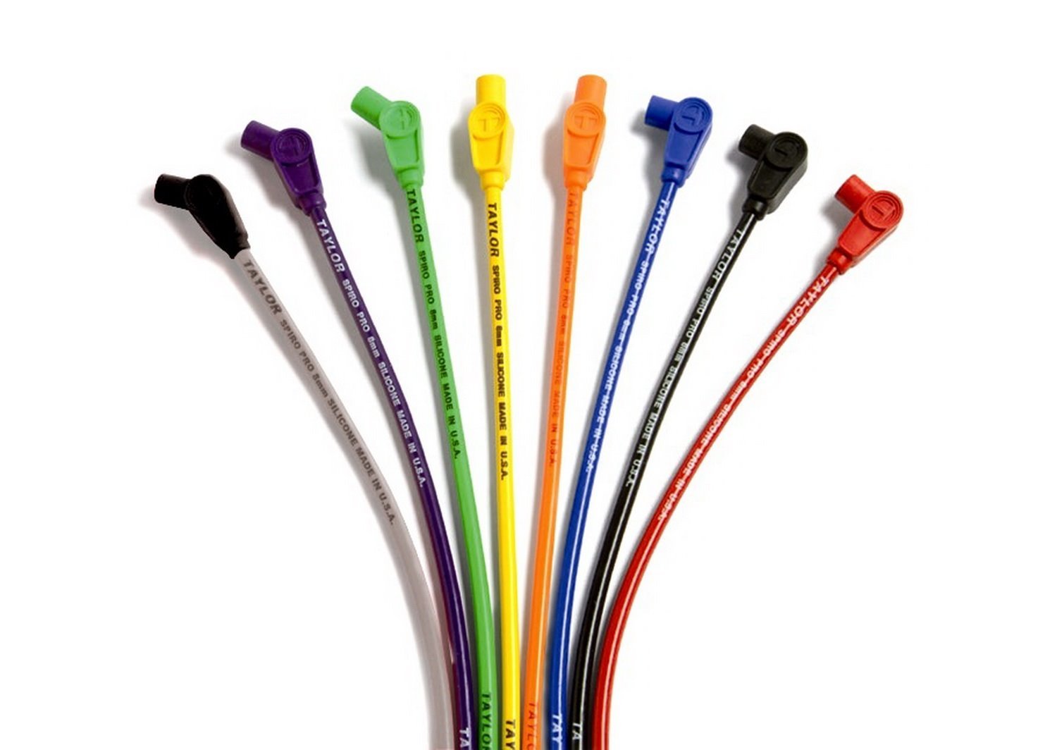Spiro Pro Ignition Wire Set 8 mm. Ceramic Boot Wire Set 135 deg. Red For LS Series Engines Short Wires