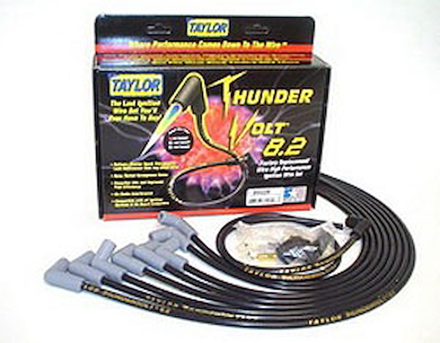 ThunderVolt 8.2mm Spark Plug Wires Small Block Chevy (Over Valve Covers)