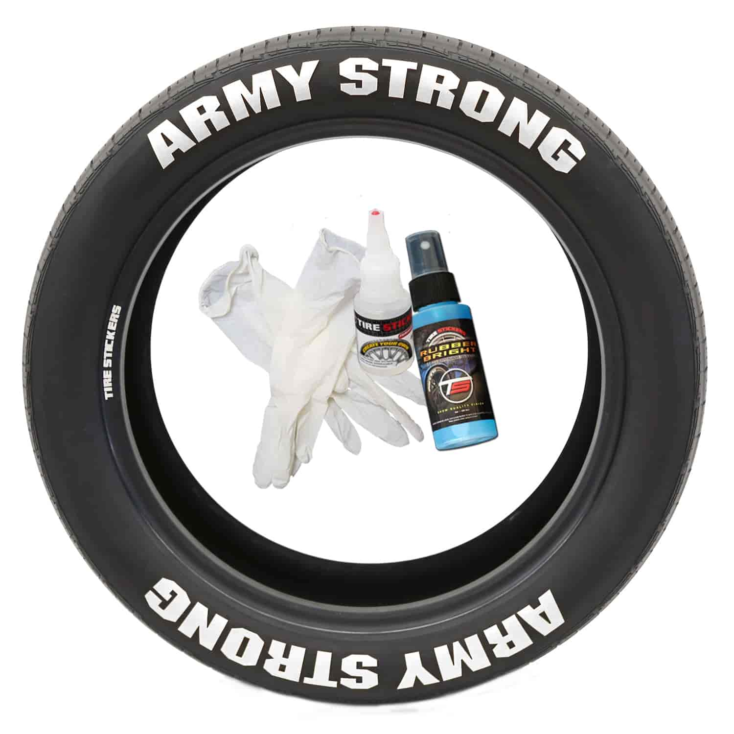 Army Strong Tire Lettering Kit