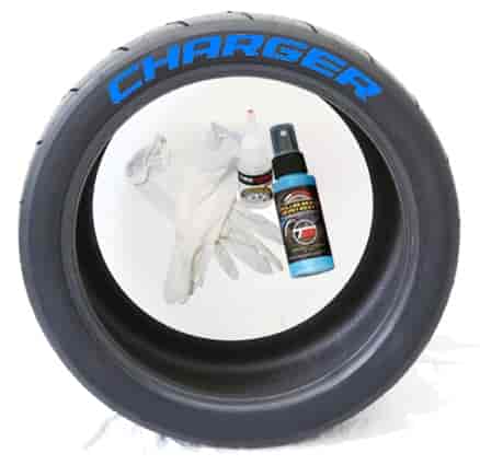 Charger Tire Lettering Kit