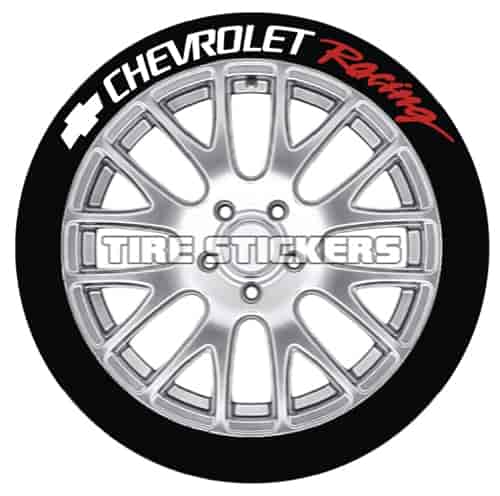 Chevrolet Racing Tire Lettering Kit