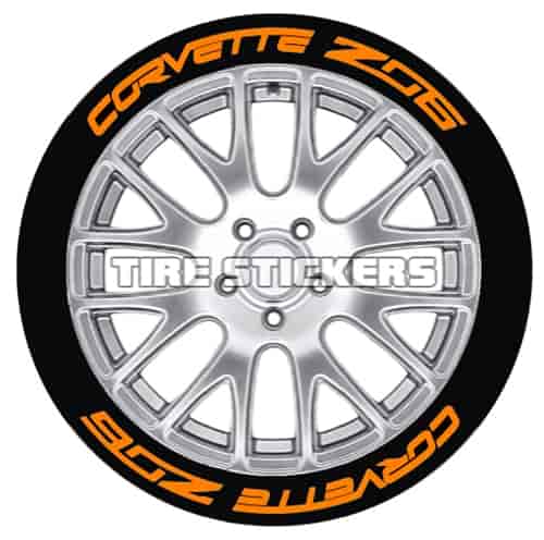 Corvette Z06 Tire Lettering Kit