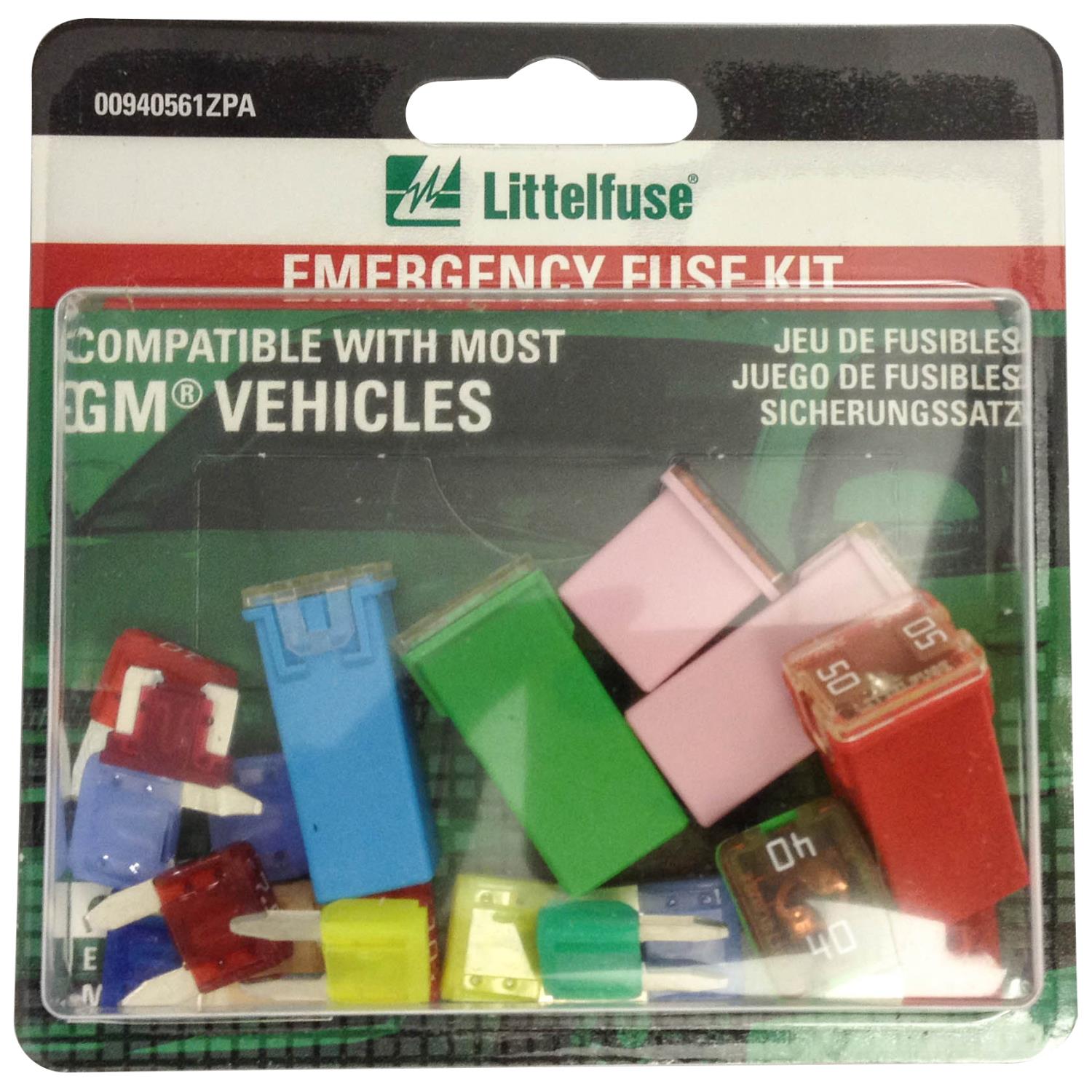 Emergency Fuse Kit OEM GM Fuses