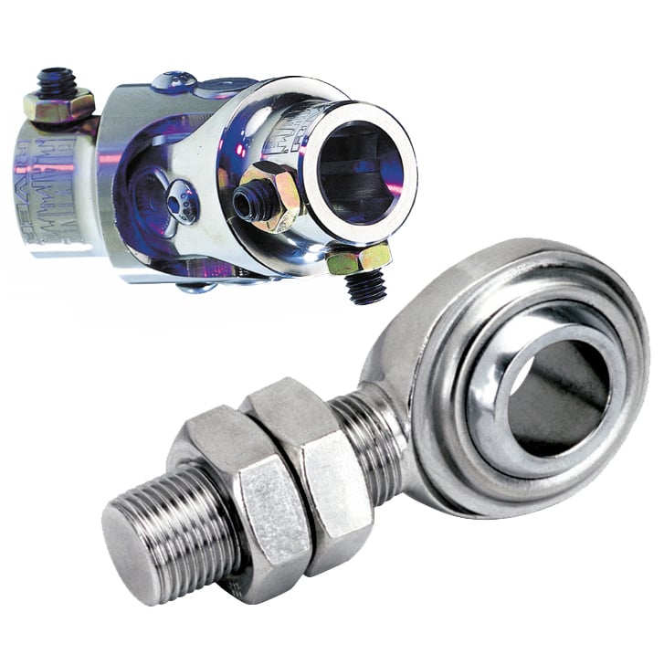 Stainless Steel Center U-Joint & Support Bearing