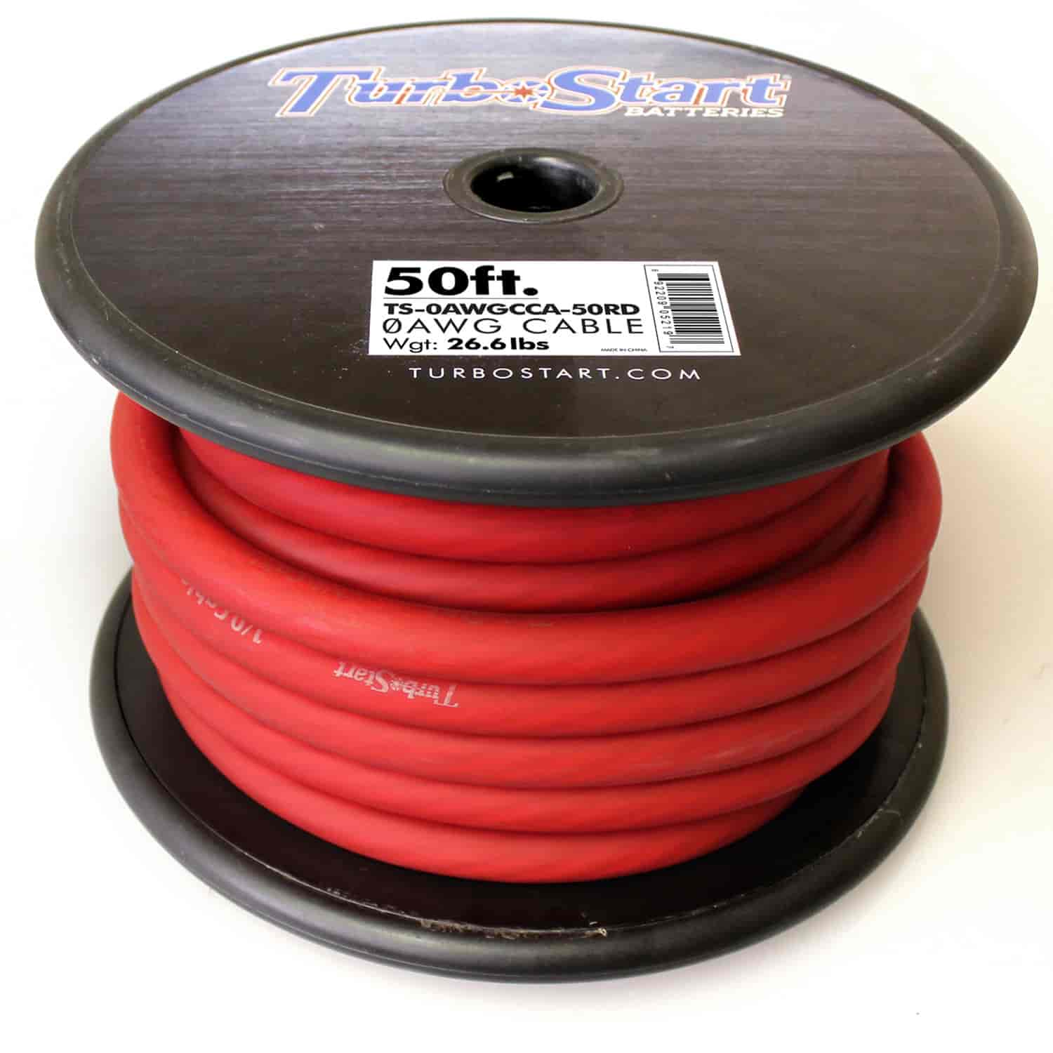 Red 1/0 AWG Battery Cable