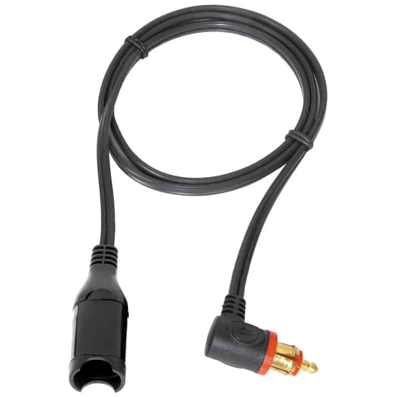 Battery Charger Extension Adapter Cable [DIN Bike 90-Degree Plug to 2-Pin SAE Charge Connector]