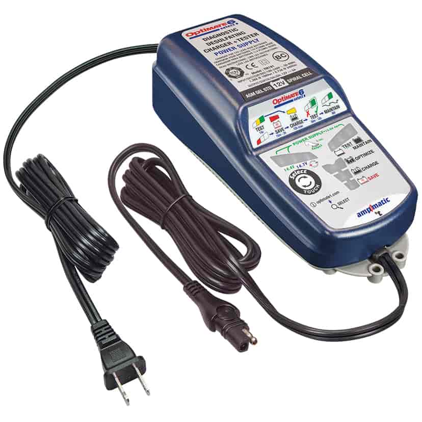 6 Select Automatic Battery Power Charger & Maintainer [5 Amps / 12 V]