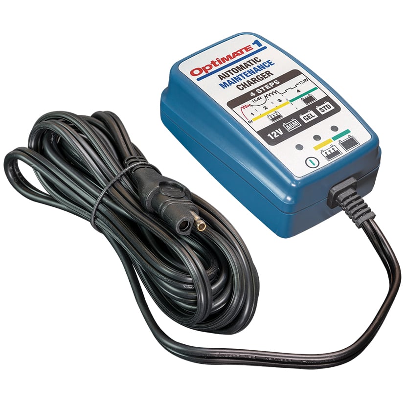 OptiMate TM-401: 1 Global Automatic Battery Charger & Maintainer [0.6 Amps  / 12 V] - JEGS