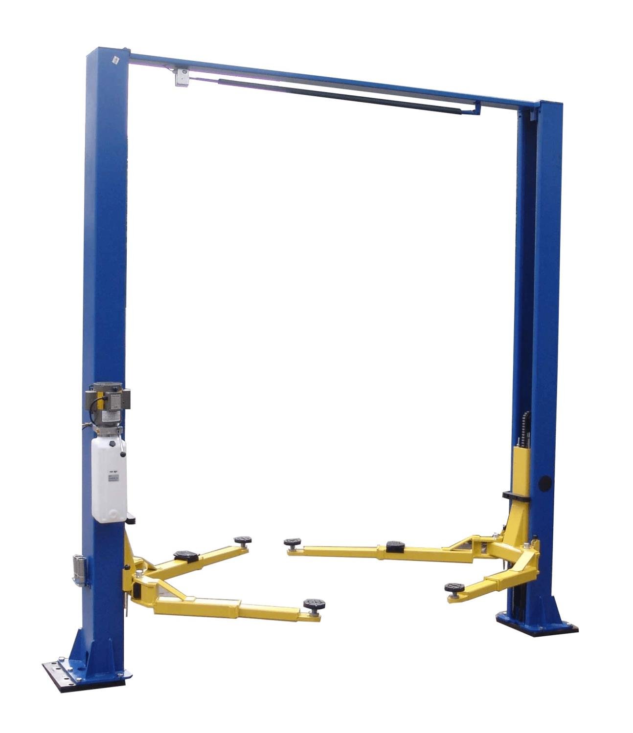2-Post Symmetric Automotive Lift with 9,000 lbs. Lifting Capacity with Clear Floor