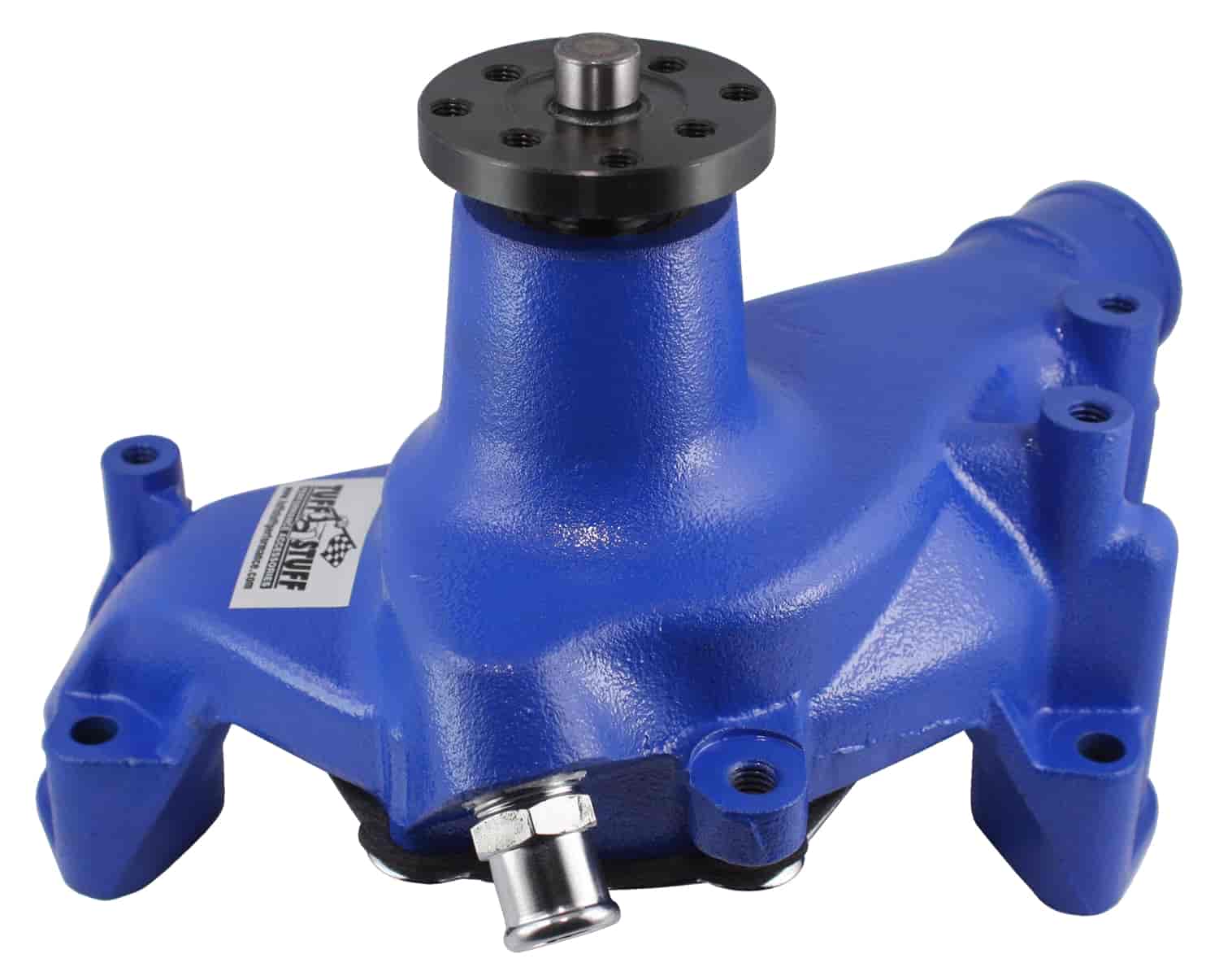 SuperCool Water Pump Blue Powder Coated 1969-93 Small Block Chevy