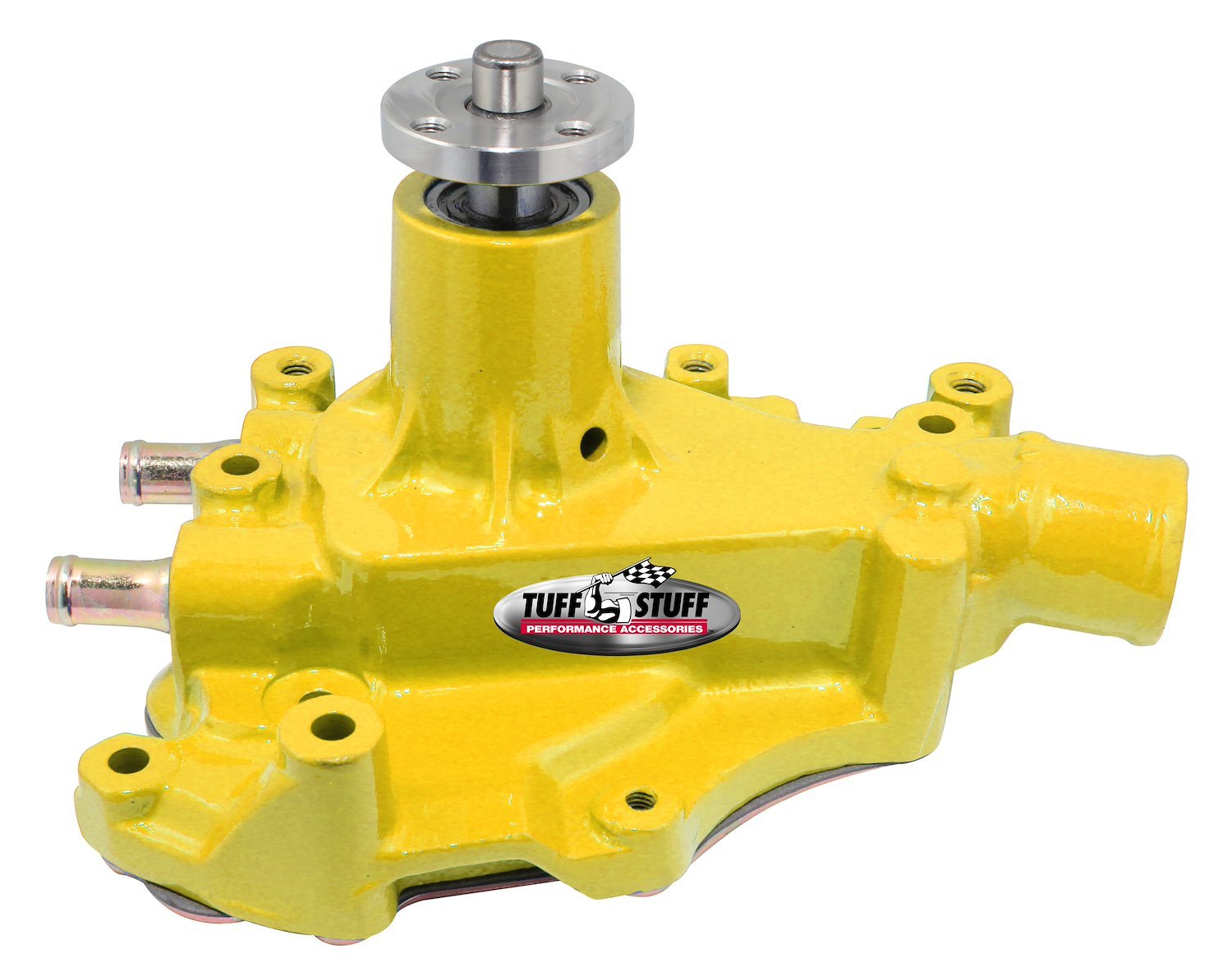 SuperCool Water Pump Yellow Powder Coated 1970-78 Ford Windsor Small Block