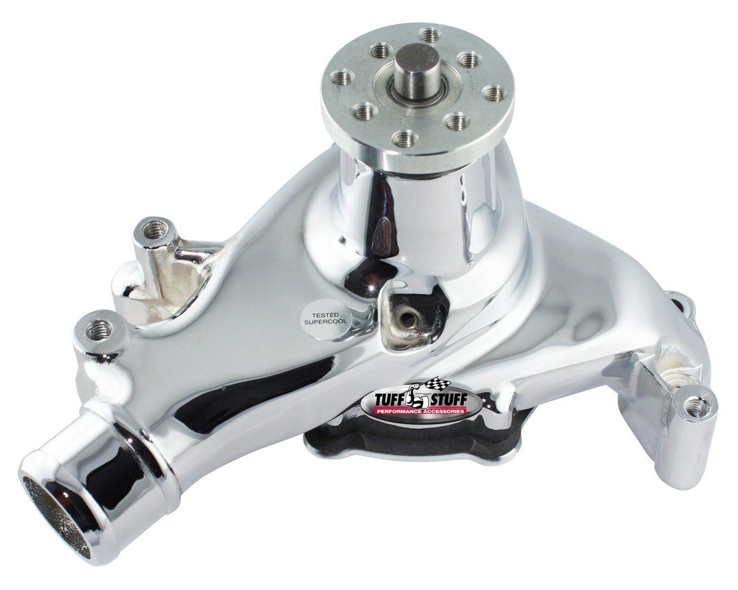 SuperCool Water Pump Chrome 1969-93 Small Block Chevy