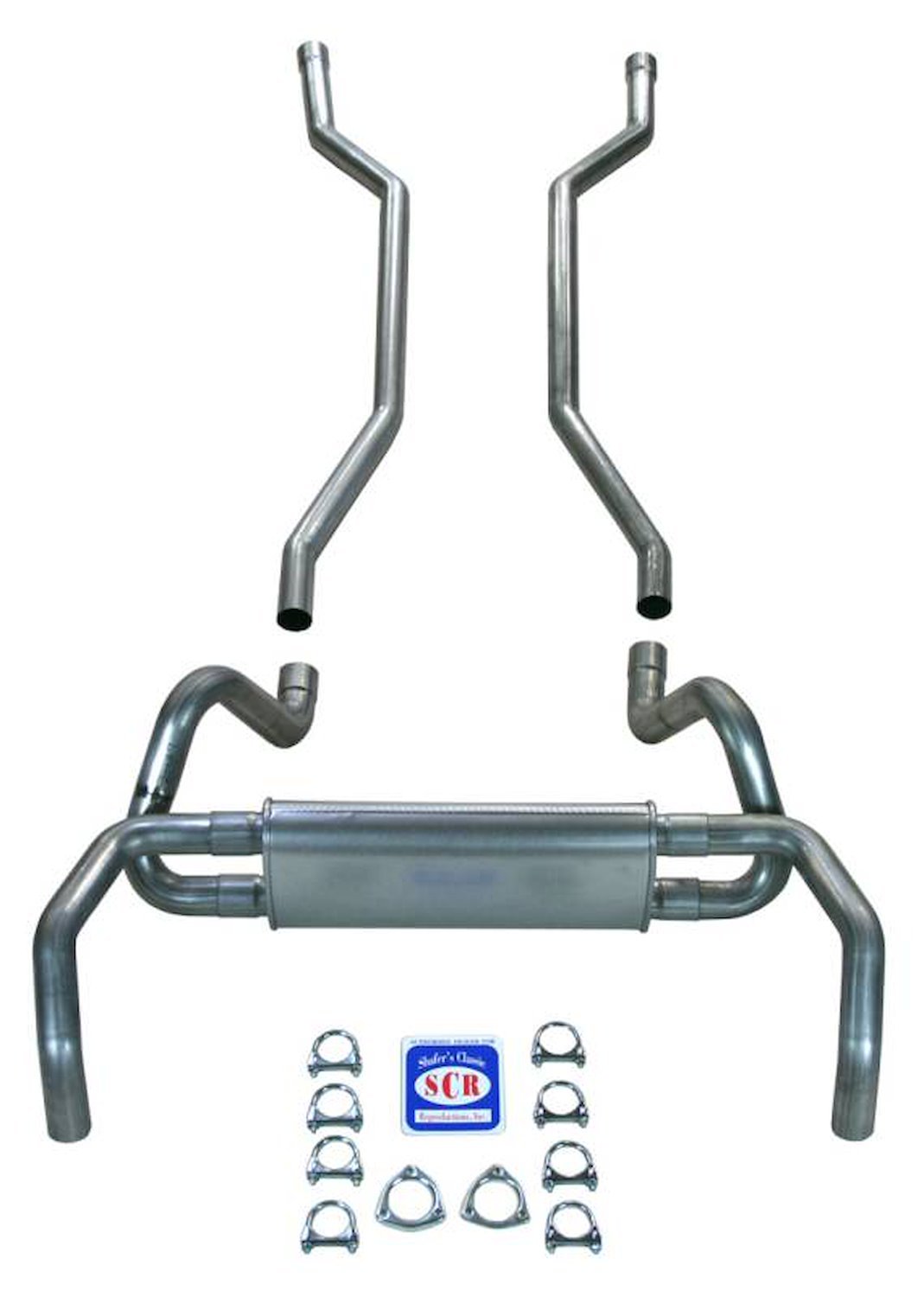 23011S 1967-1969 Camaro 2-1/2 in. Exhaust System w/ Small Block Headers, 304 Stainless Steel
